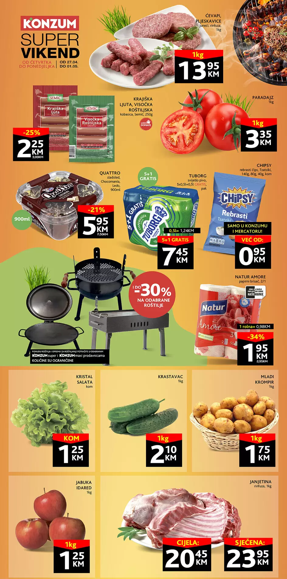 Konzum vikend akcija 27.4-1.5.2023.