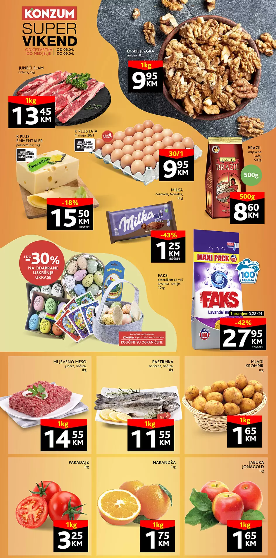 Konzum vikend akcija 