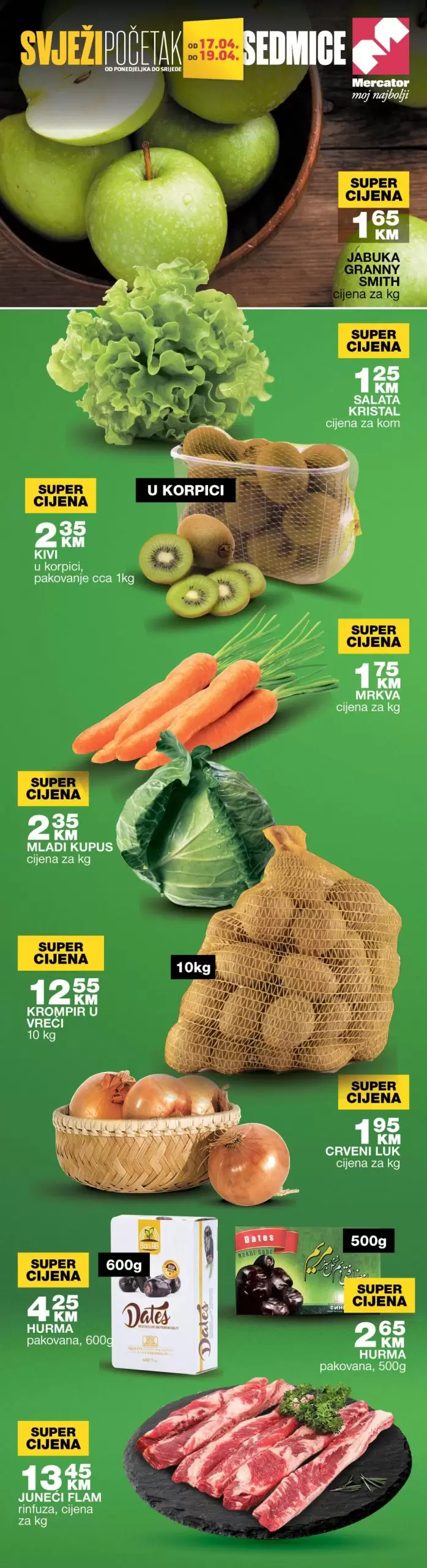 Mercator SVJEŽA PONUDA 17-19.4.2023.