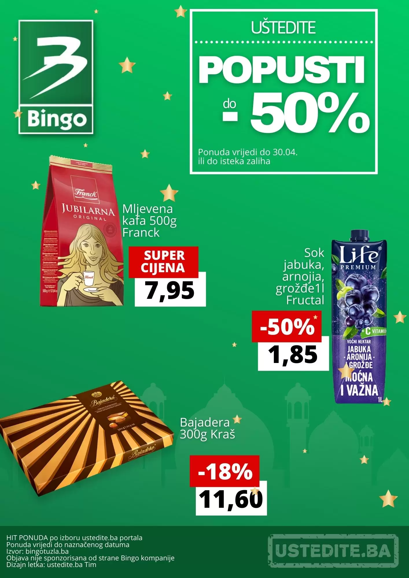 Bingo akcija IDEALAN BAJRAMSKI POKLON