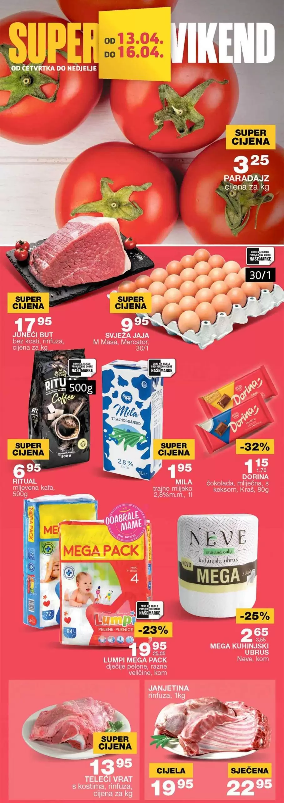 Mercator vikend akcija 13-16.4.2023.