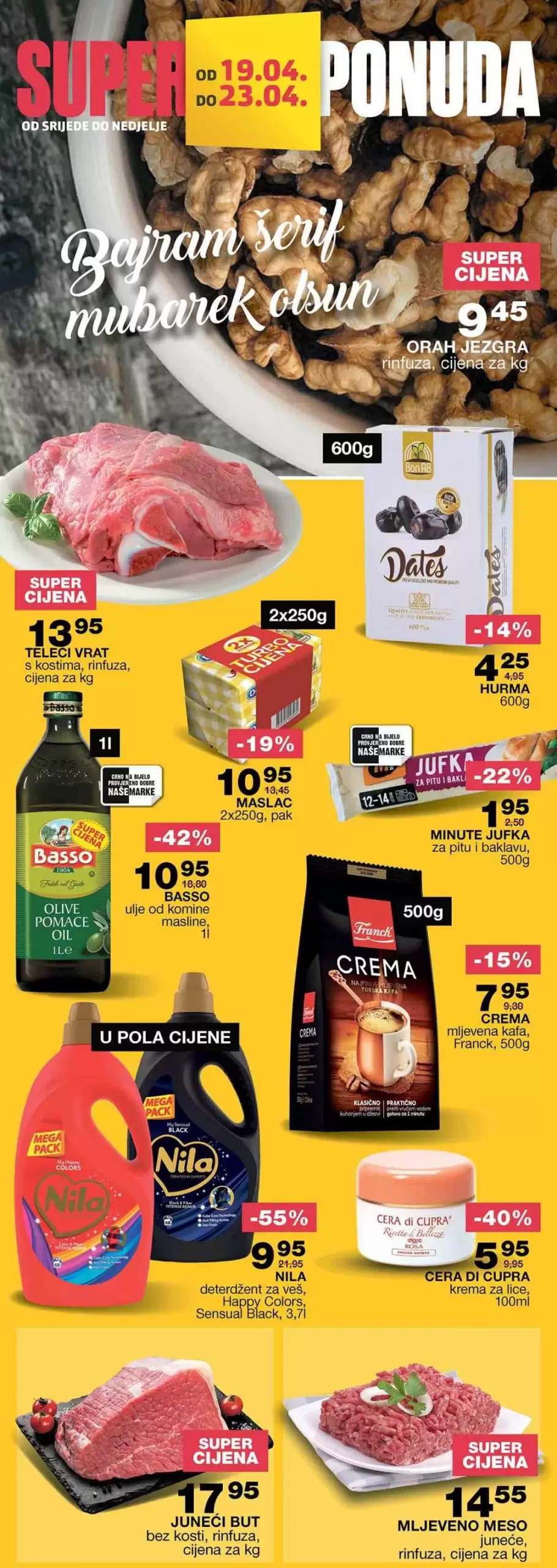 Mercator vikend akcija SNIŽENJE do 55% ~ 19-23.4.2023.