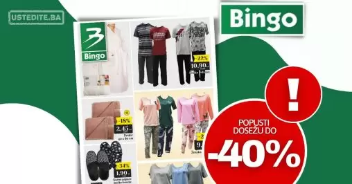 Bingo akcija TEKSTIL ~ sniženje do 23.4.2023.