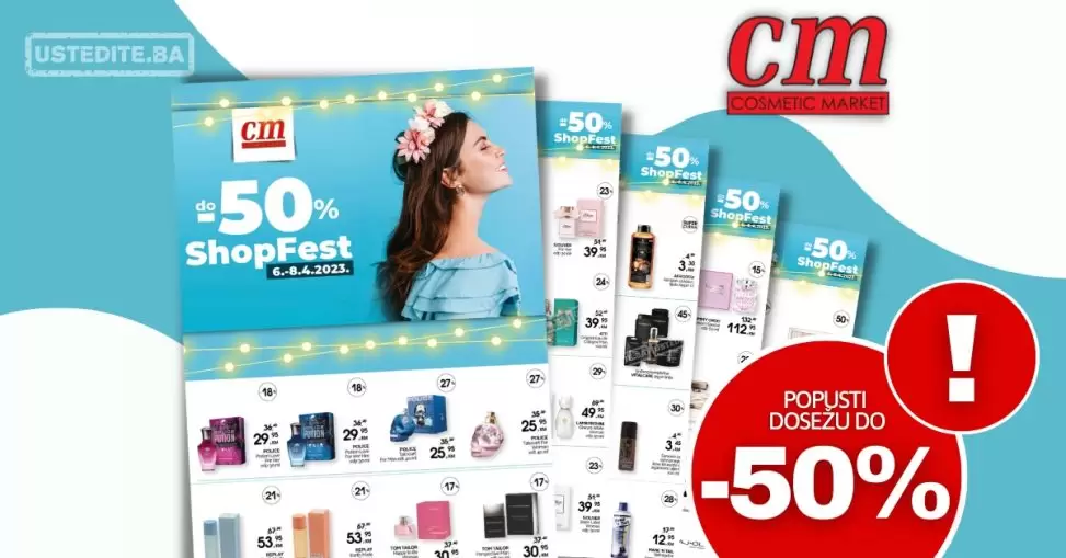 cm ShopFest SNIŽENJE do -50% akcija 6-8.4.2023