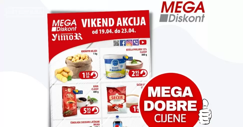 Mega Diskont vikend akcija 19-23.4.2023.