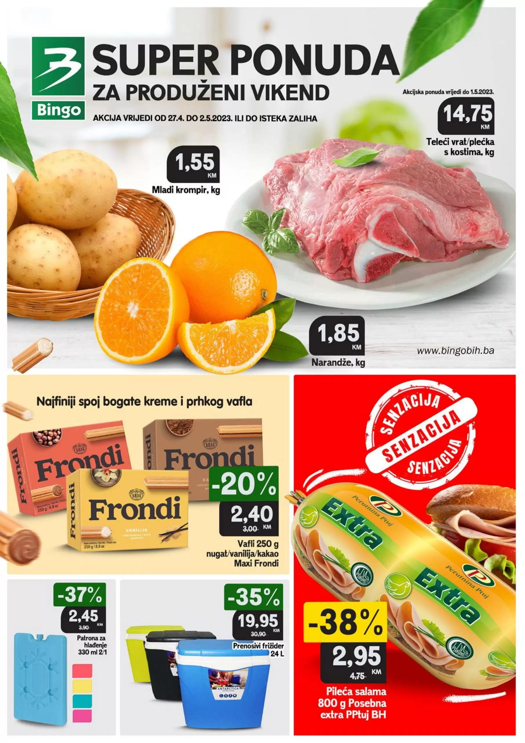 Bingo vikend akcija 27.4-2.5.2023.