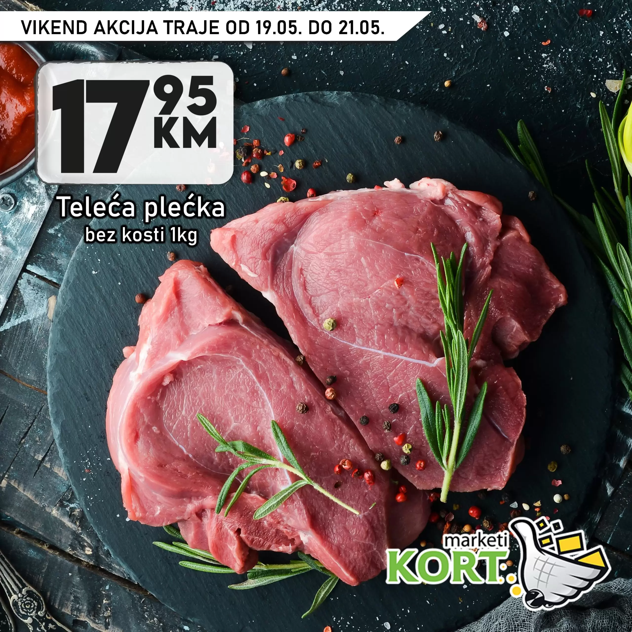 Kort marketi VIKEND AKCIJA 19-21.5.2023.