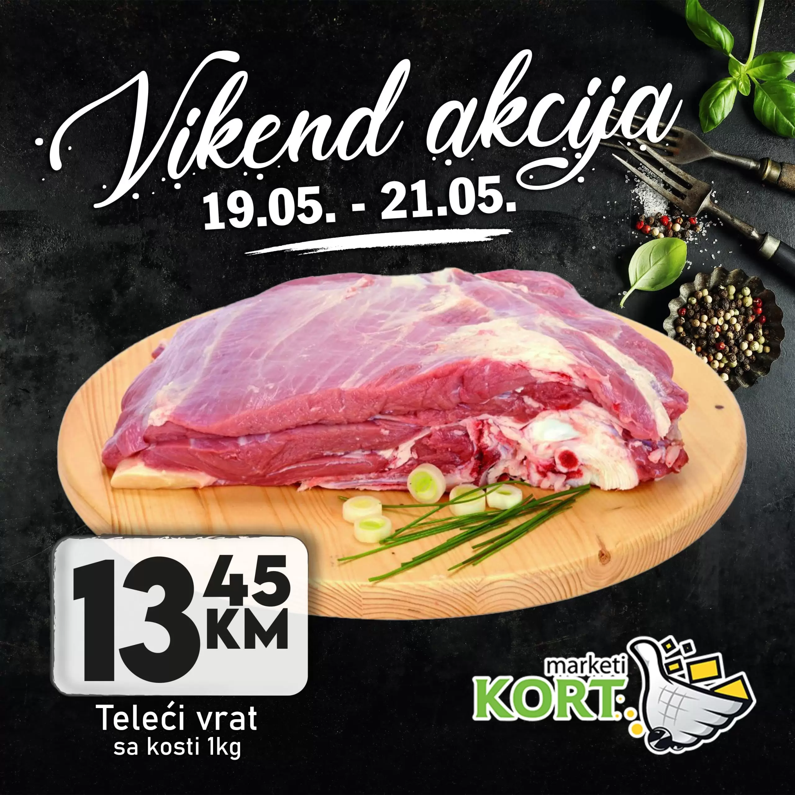 Kort marketi VIKEND AKCIJA 19-21.5.2023.