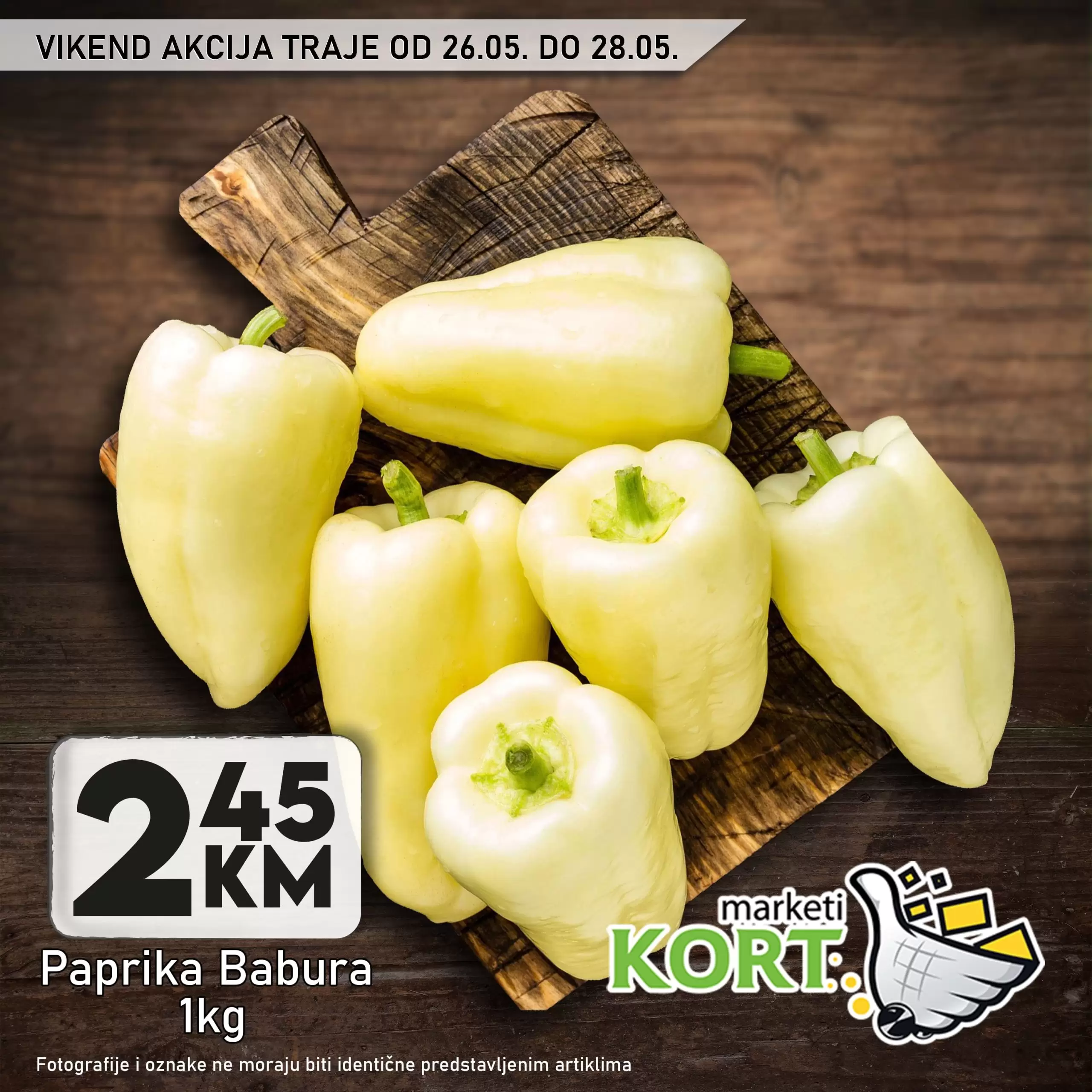 Kort marketi vikend akcija 26-28.5.2023.