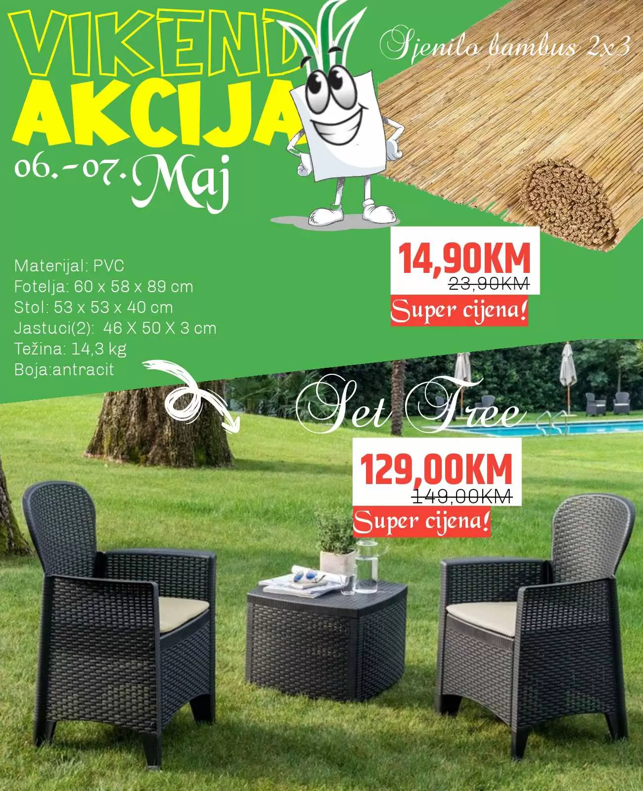 Garden Centar vikend akcija 6-7.5.2023.