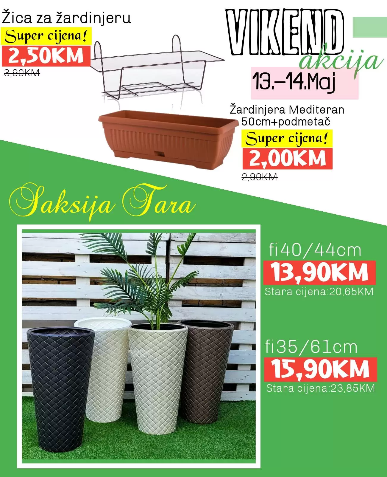 Garden Centar vikend akcija 13-14.5.2023. 