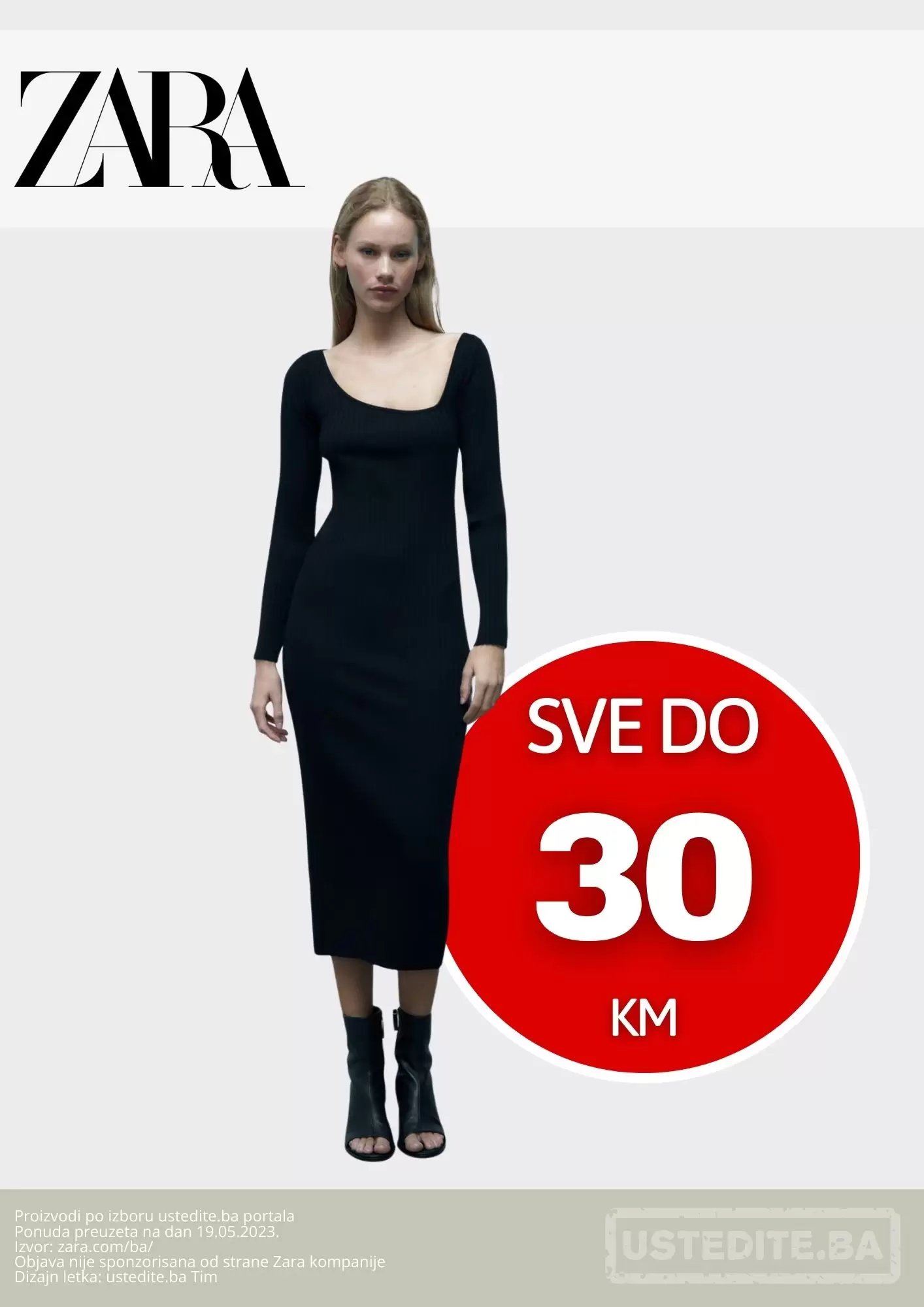 Zara SNIŽENJE ⇢ SVE DO 29,95 KM