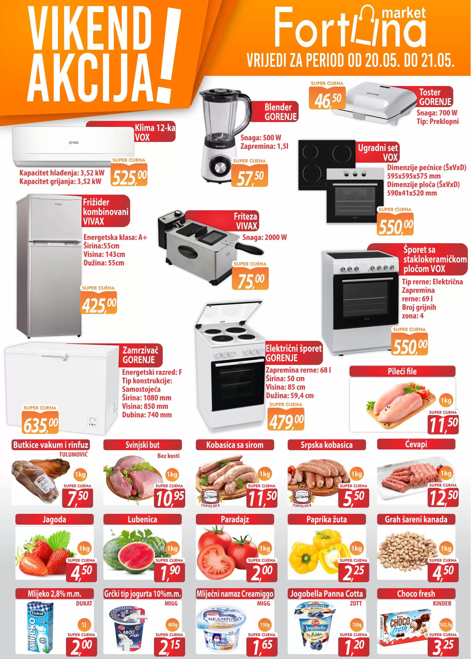 Fortuna vikend akcija 20-21.5.2023.