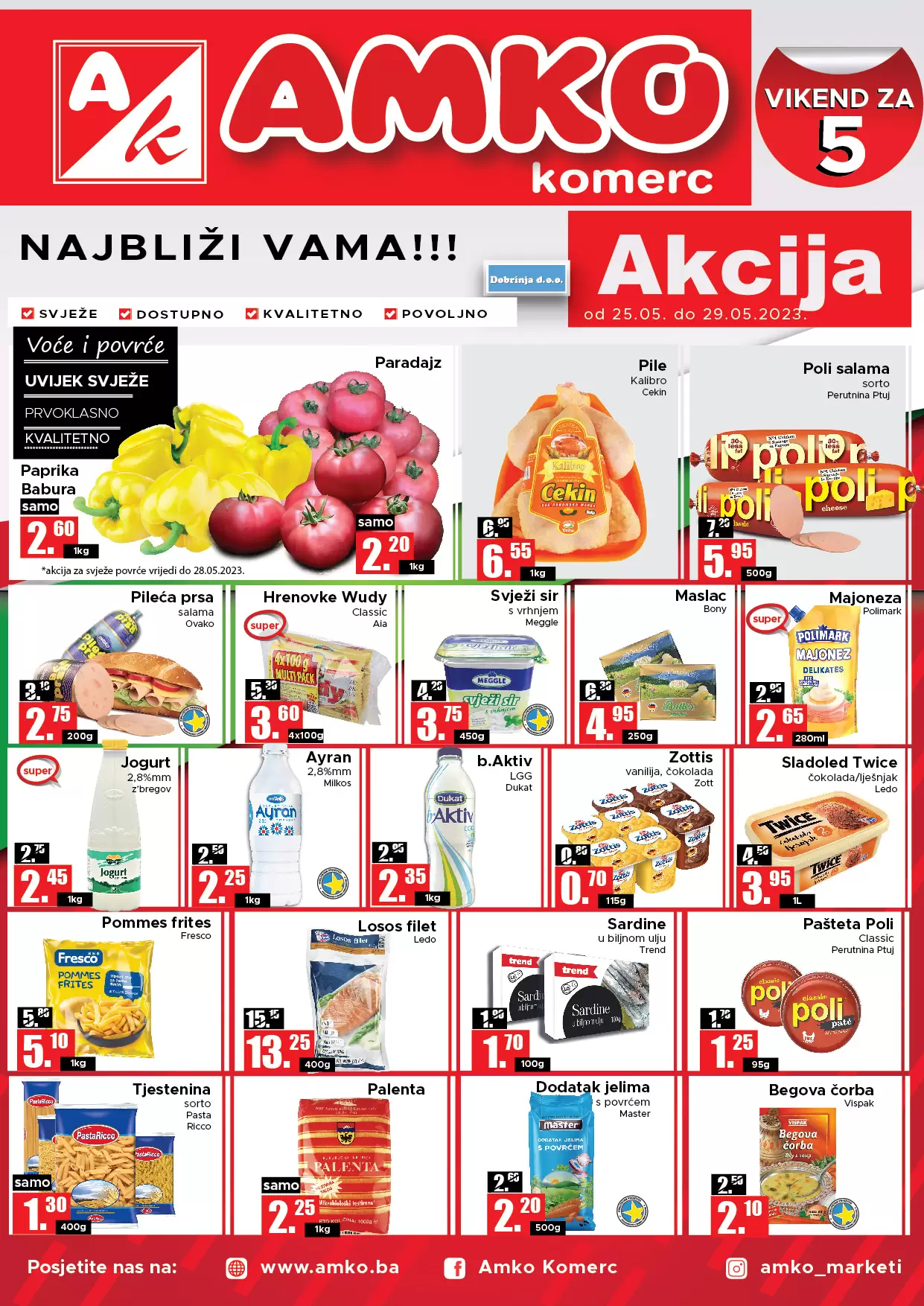 Amko vikend akcija 25-29.5.2023.