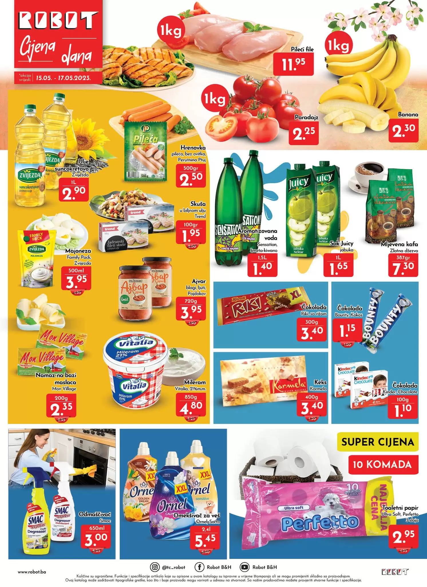 Robot akcija za početak sedmice 15-17.5.2023.