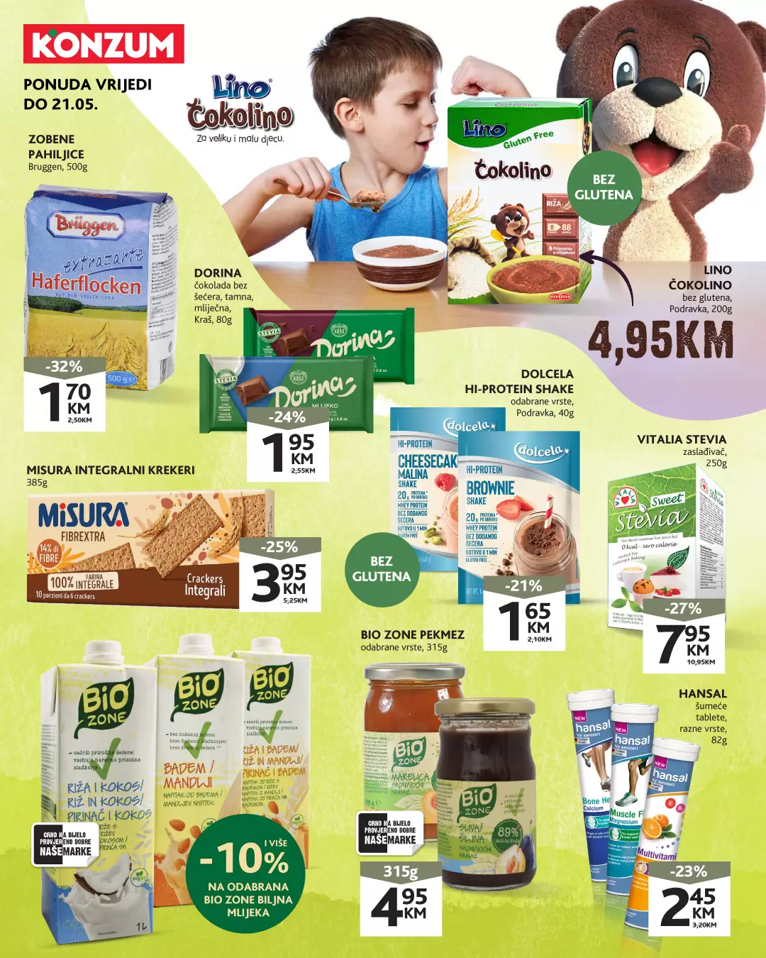 Konzum katalog ZDRAVE NAVIKE akcija do 21.5.2023. 