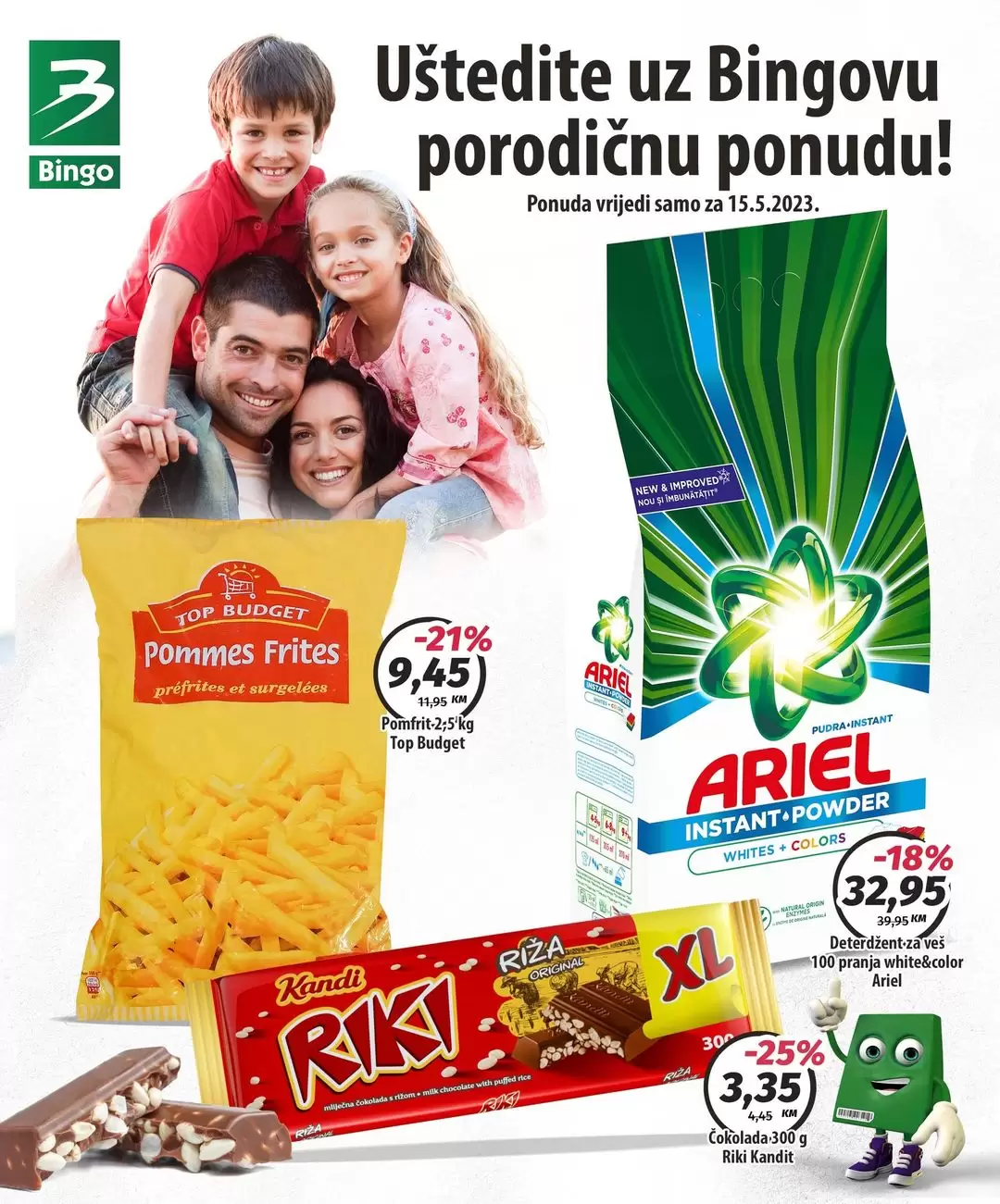 Bingo akcija PONEDJELJKOM 15.5.2023.