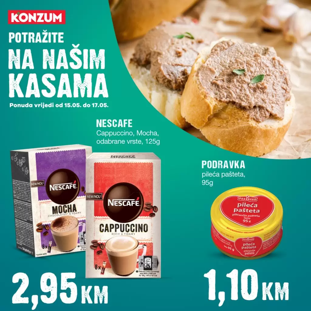 Konzum AKCIJA NA KASAMA