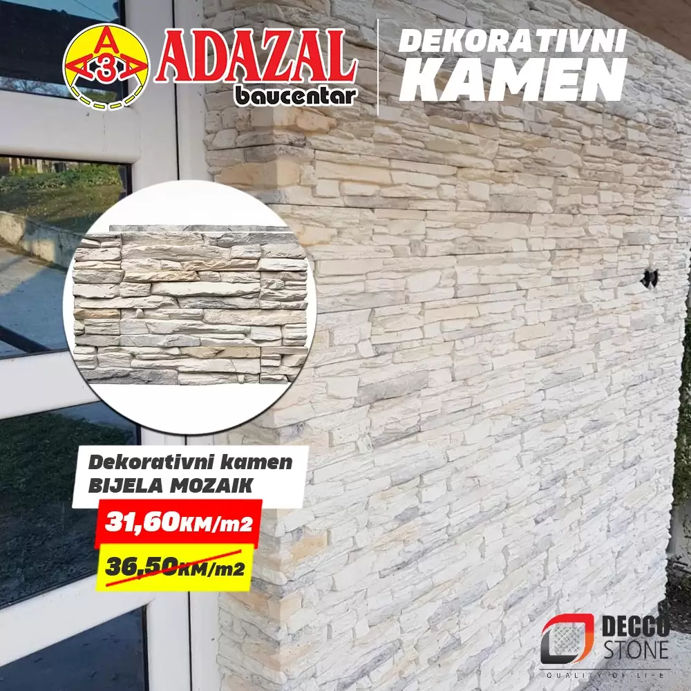 U toku je akcija na kompletan asortiman dekorativnog kamena!