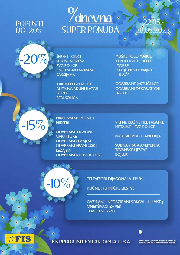 Fis SEDMODNEVNA AKCIJA 