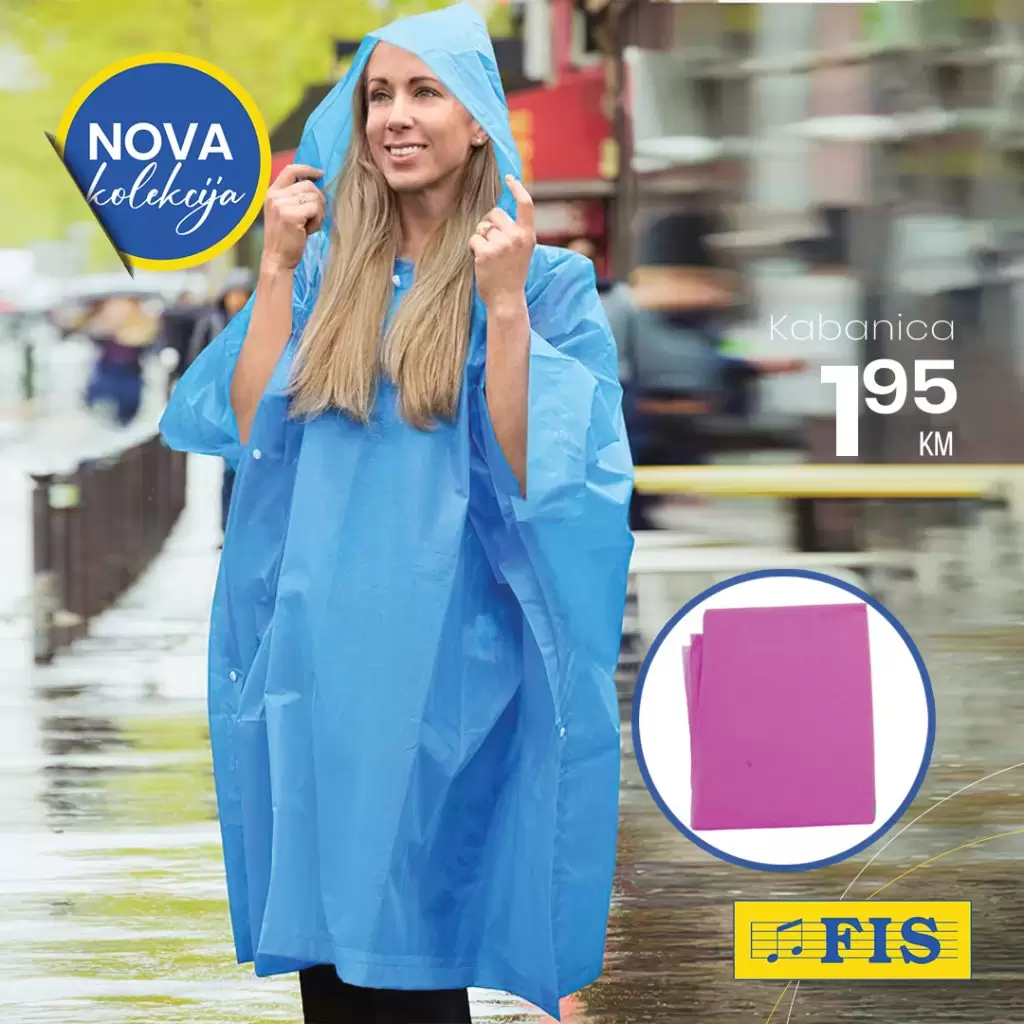 Fis KIŠOBRANI I KABANICE za cijelu porodicu