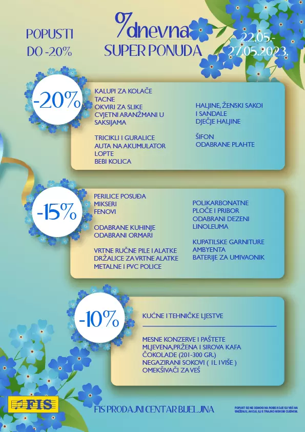 Fis SEDMODNEVNA AKCIJA