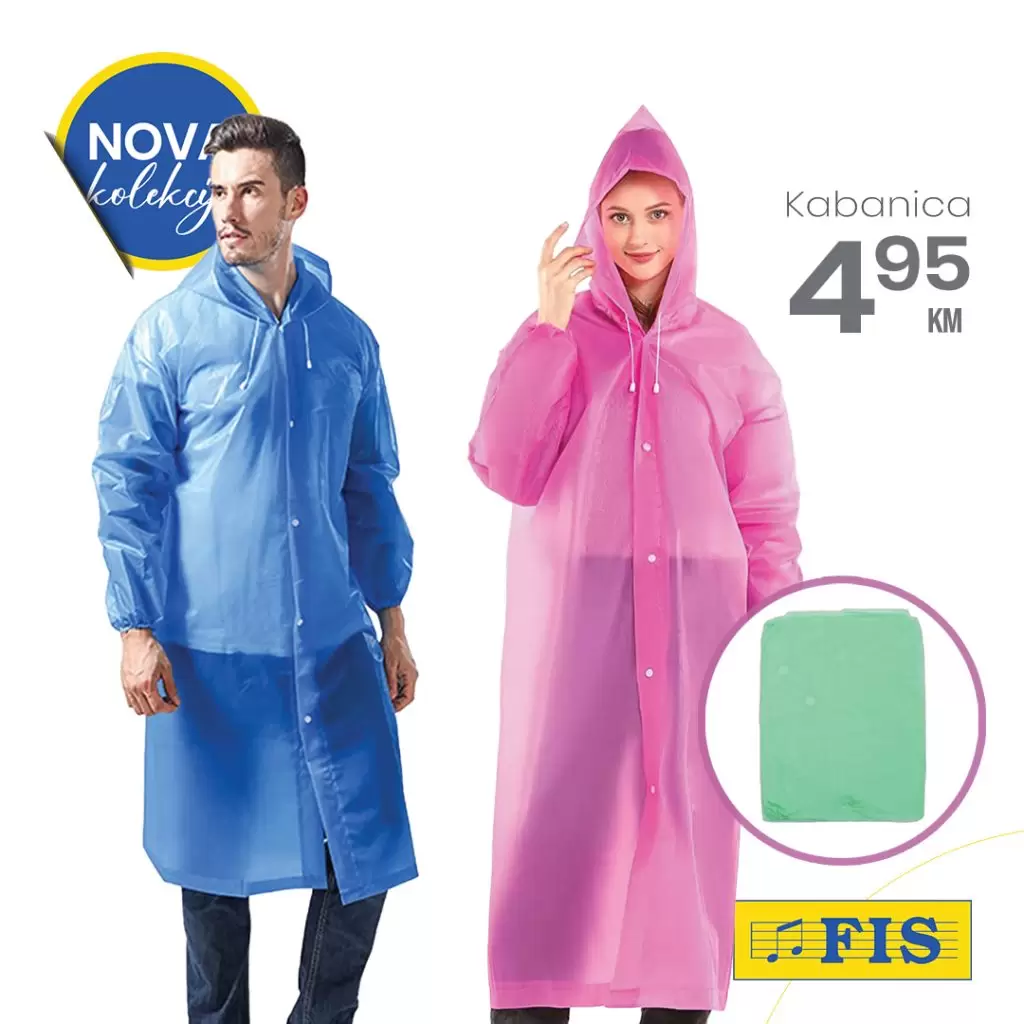 Fis KIŠOBRANI I KABANICE za cijelu porodicu