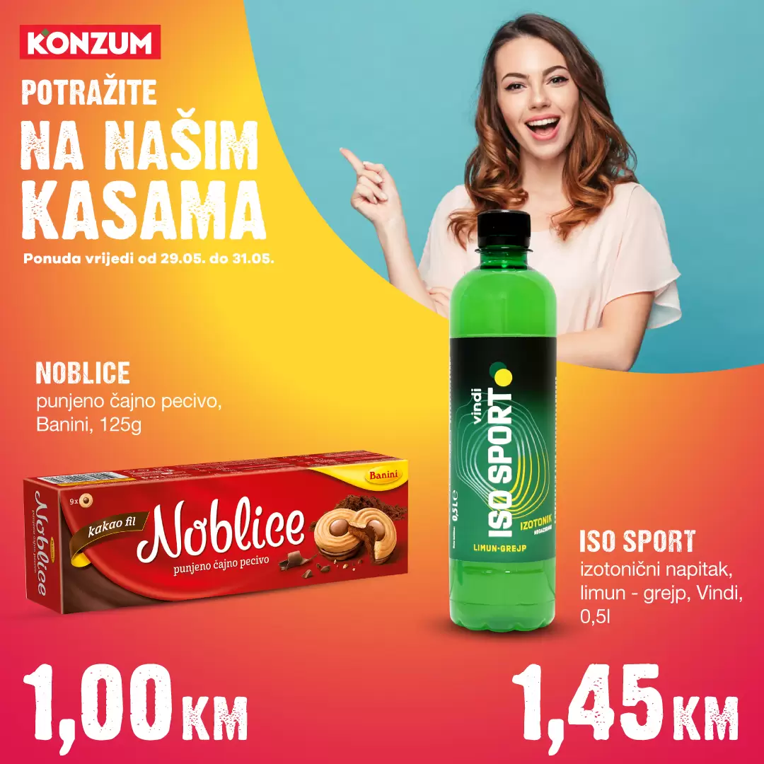 Konzum AKCIJA NA KASAMA 29-31.5.2023.