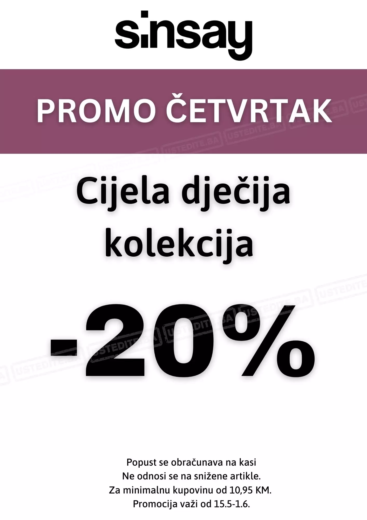 Sinsay BIH SUPER SNIŽENJE