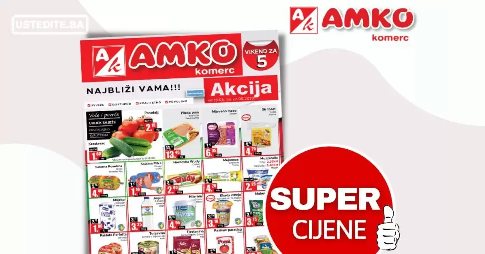 Amko vikend akcija 18-22.5.2023.