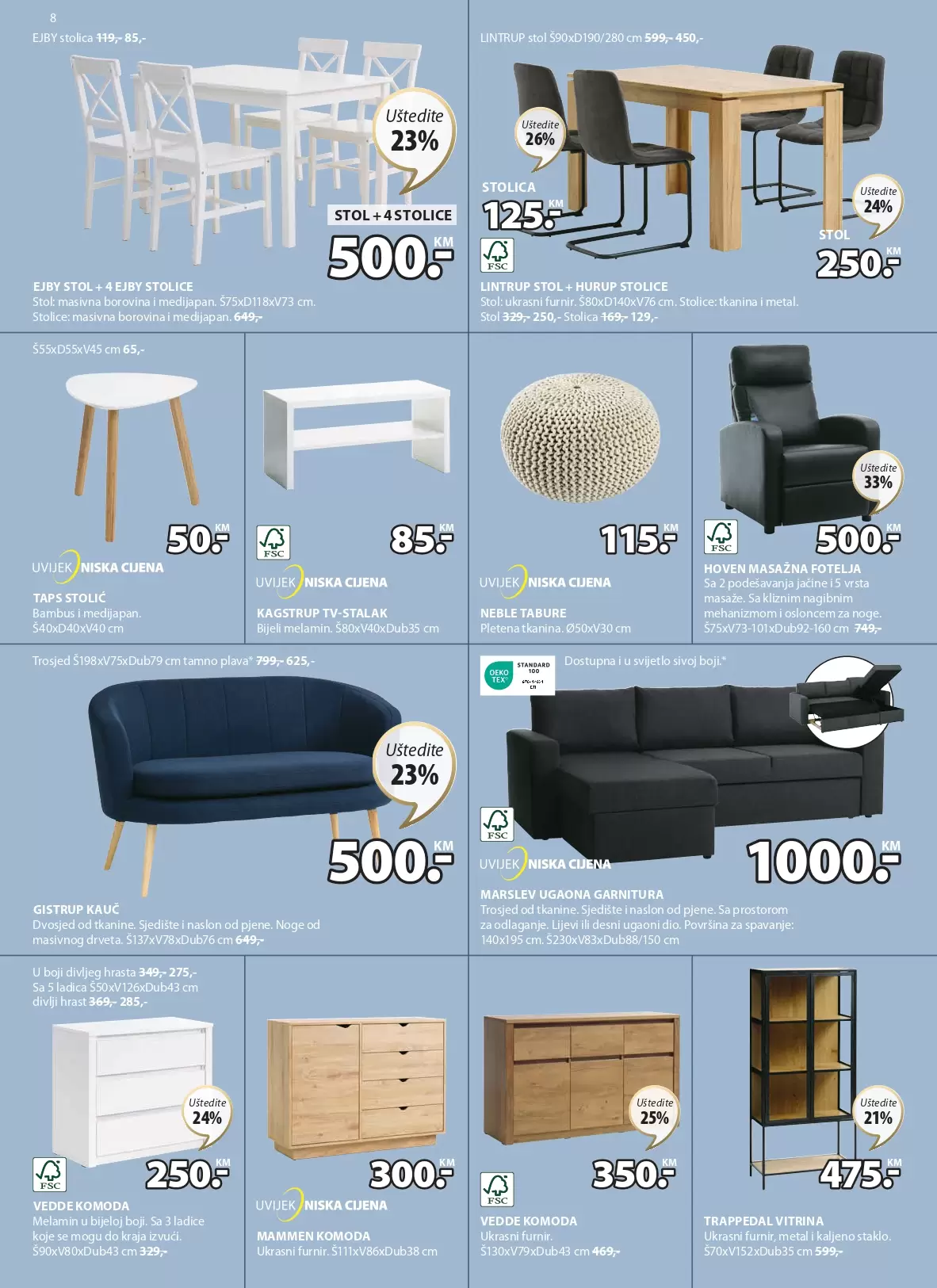 Jysk katalog SNIŽENJE DO 60% akcija 18-31.5.2023.