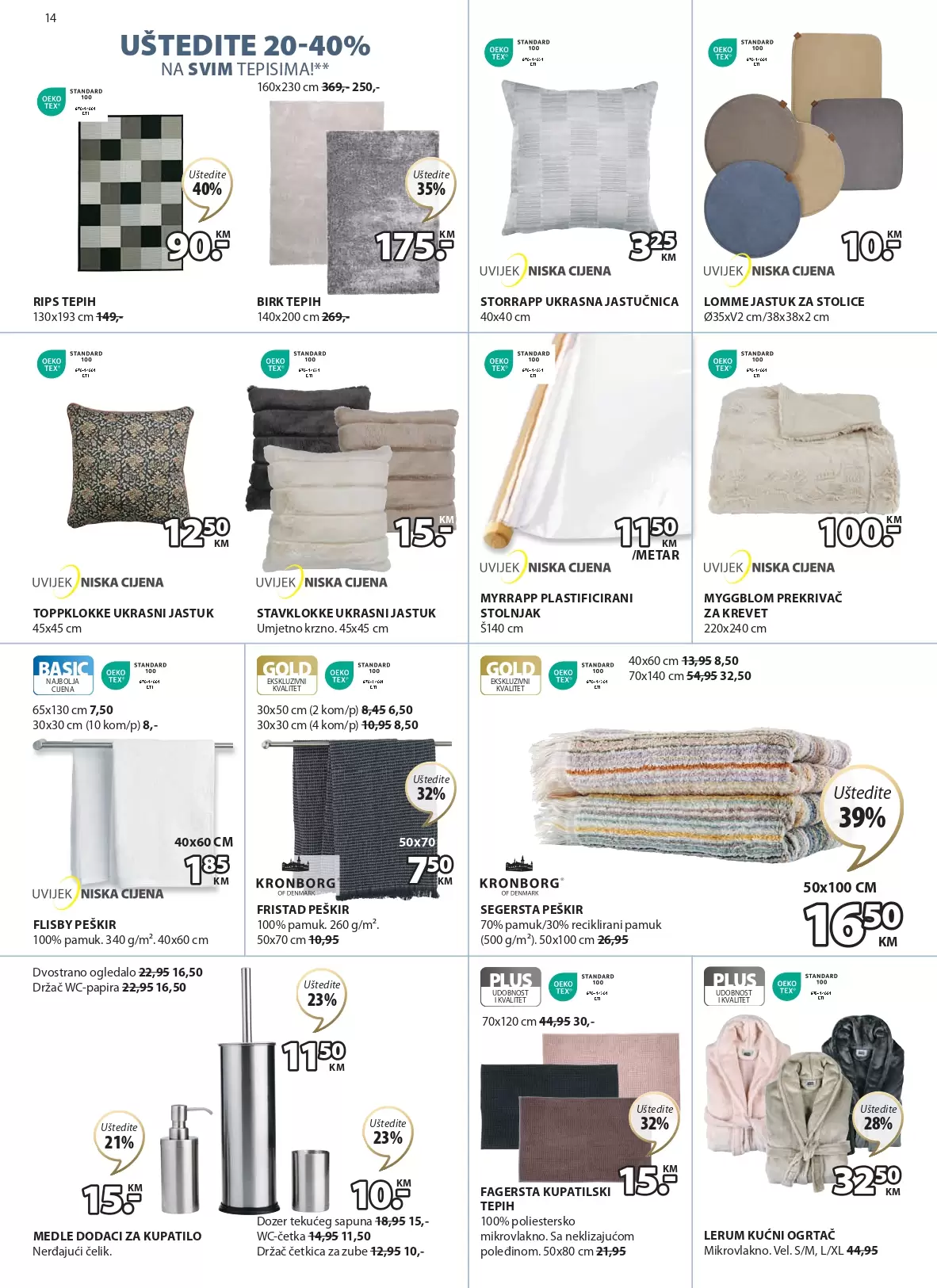 Jysk katalog SNIŽENJE DO 60% akcija 18-31.5.2023.