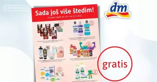 dm GRATIS ⇢Sada još više štedim