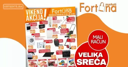 Fortuna vikend akcija 13-14.5.2023.