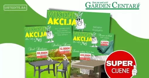 Garden Centar vikend akcija 6-7.5.2023.