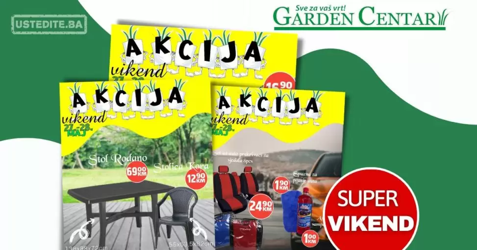 Garden Centar vikend akcija 27-28.5.2023.