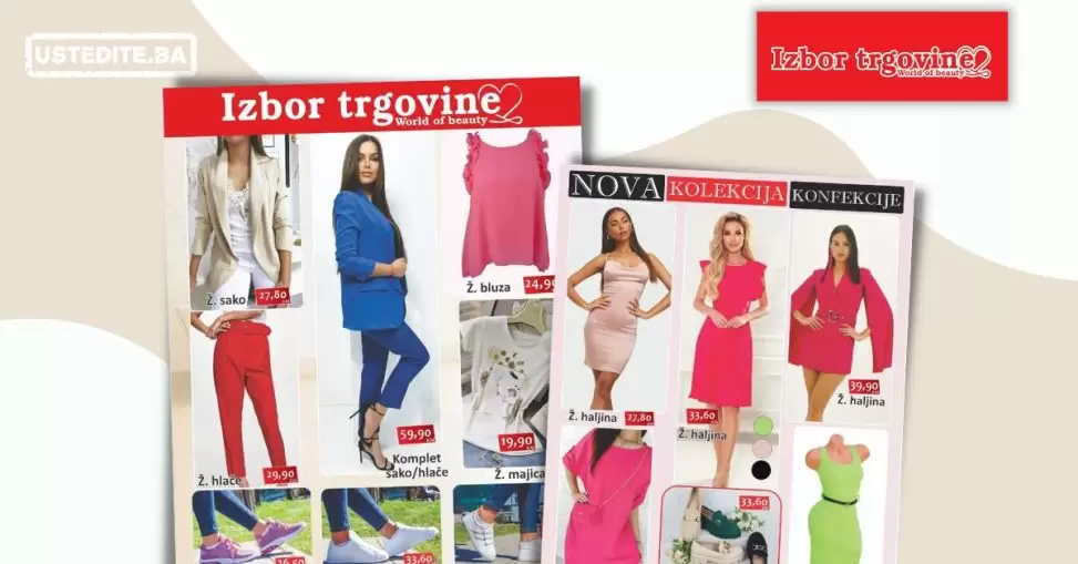 Izbor trgovine katalog ODJEĆA I OBUĆA maj 2023