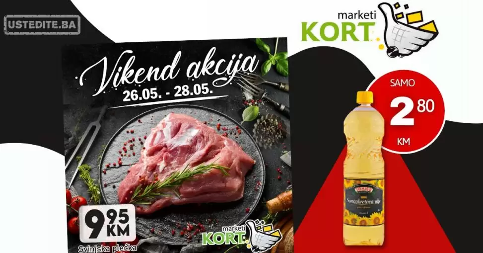 Kort marketi vikend akcija 26-28.5.2023.