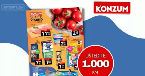 Konzum vikend akcija 11-14.5.2023.