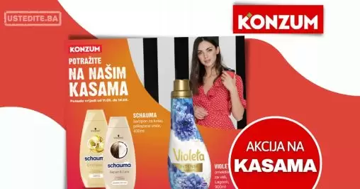 Konzum AKCIJA NA KASAMA 11-14.5.2023.