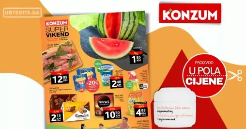 Konzum vikend akcija 25-28.5.2023.