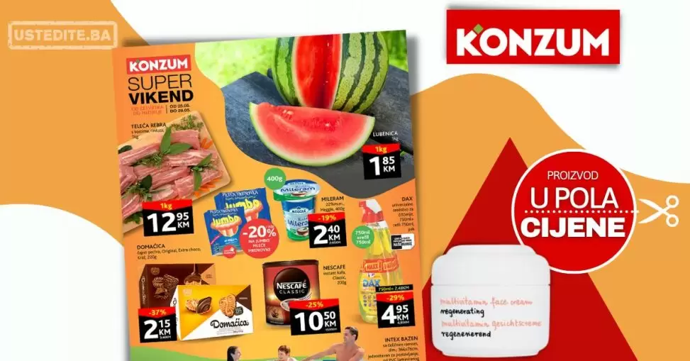 Konzum vikend akcija 25-28.5.2023.
