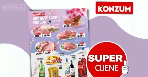 Konzum Durđevdanska ponuda 1-7.5.2023.