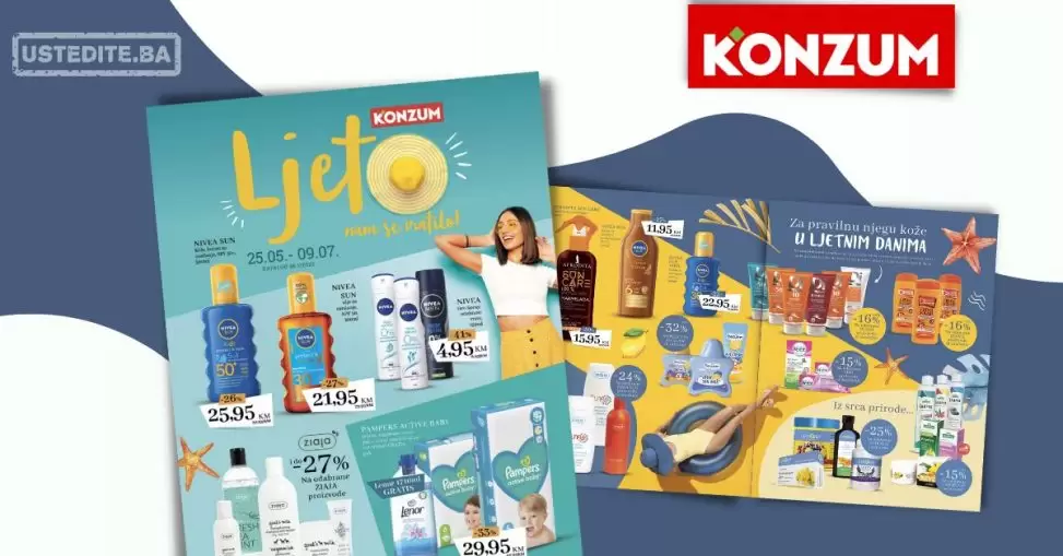 Konzum katalog LJETNA PONUDA 25.05-09.07.2023.