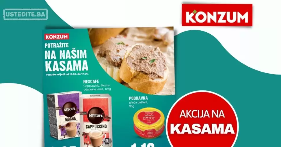 Konzum AKCIJA NA KASAMA