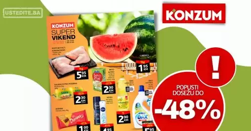 konzum vikend akcija 18-21.5.2023.