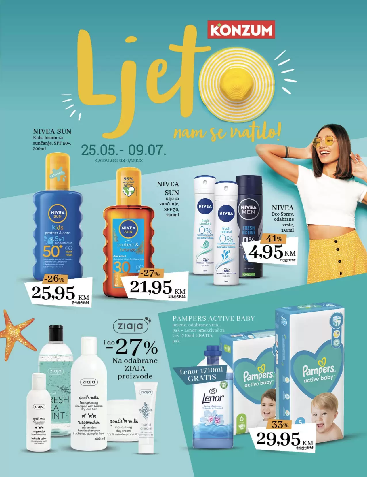 Konzum katalog LJETNA PONUDA 25.05-09.07.2023.