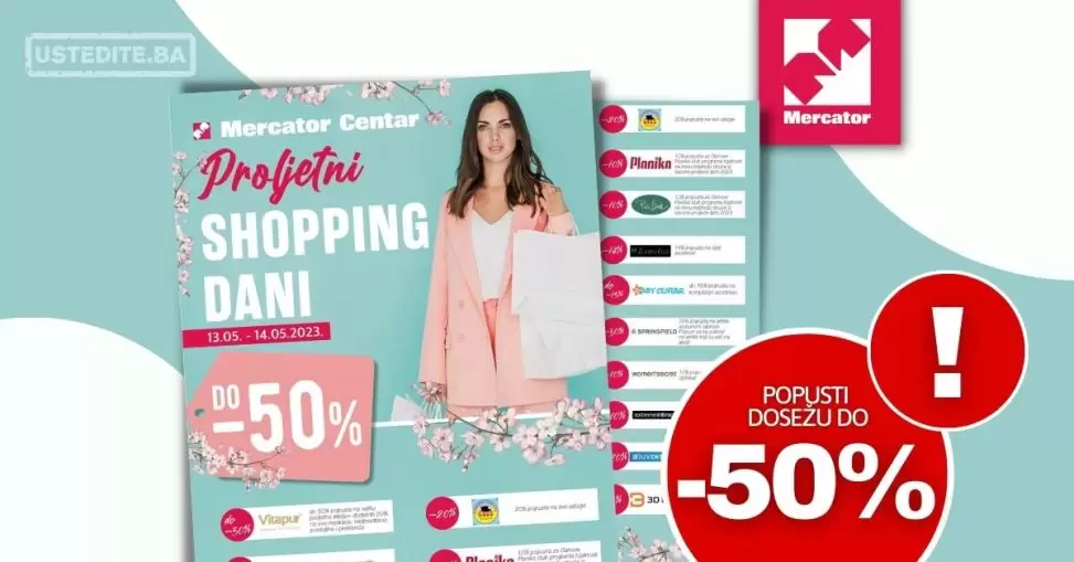 Mercator PROLJETNI SHOPPING 13-14.5.2023.