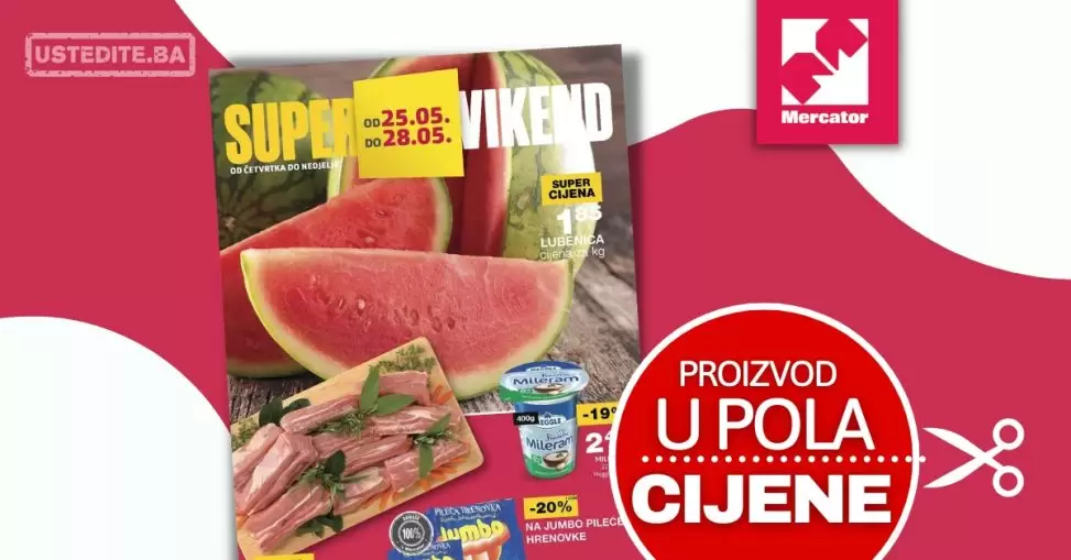 Mercator vikend akcija 25-28.5.2023.