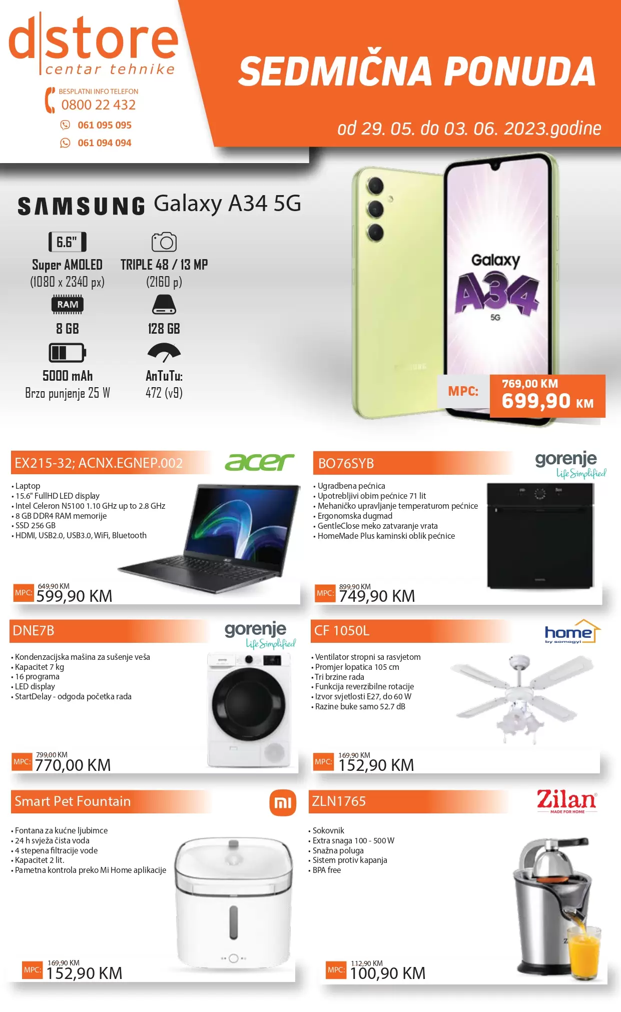 Dstore SEDMIČNA PONUDA 29.05-03.06.2023.